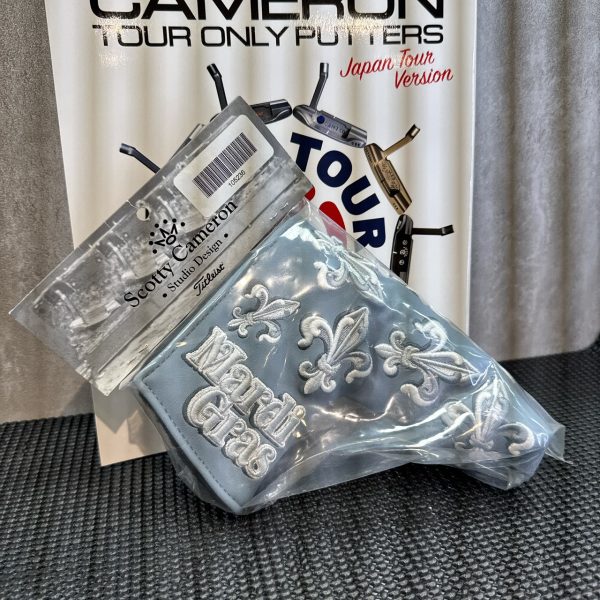 Scotty Cameron 2024 Mardi Gras White Lily Putter Headcover