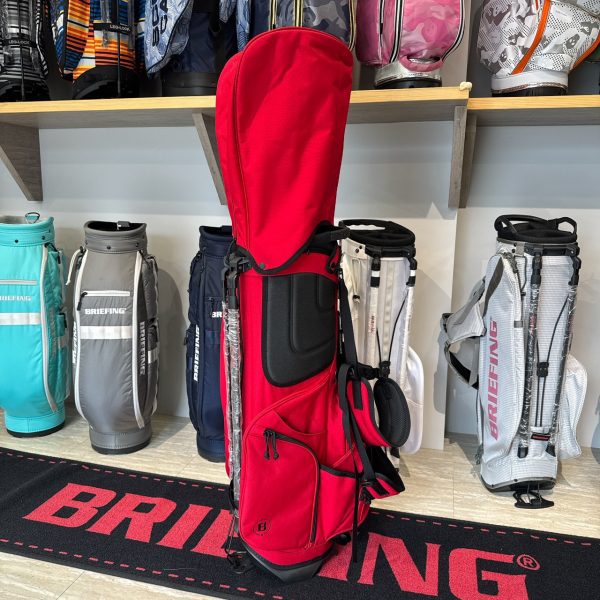(全新) BRIEFING Stand Bag Holiday RED