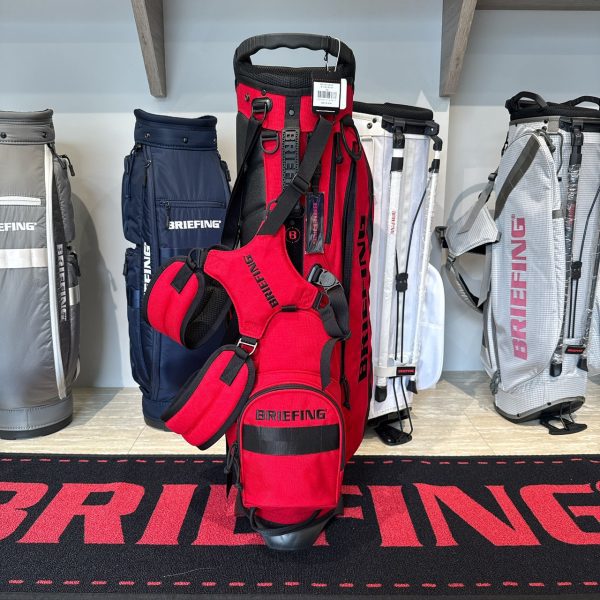 (全新) BRIEFING Stand Bag Holiday RED