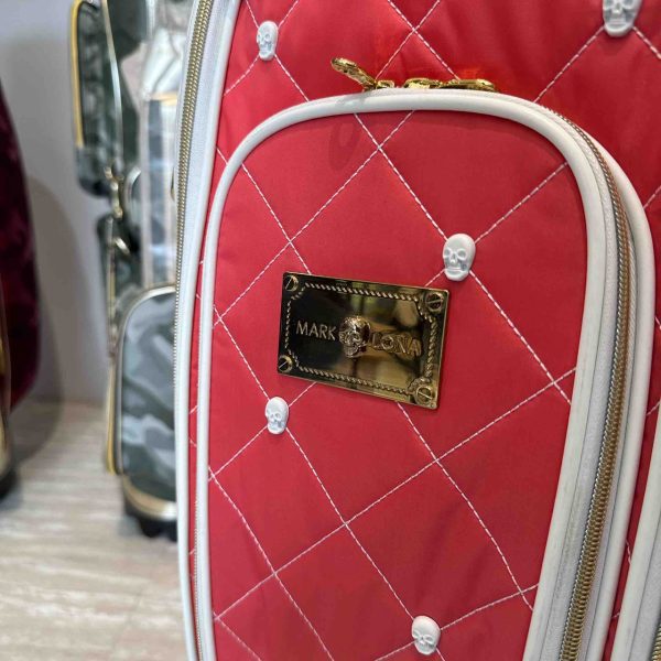 MARK & LONA 菱格骷髏壓紋高爾夫球袋