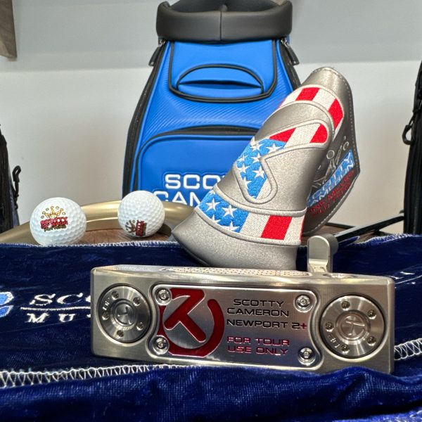 Scotty Cameron Tour Studio Newport 2+ SSS Putter with 20g Circle T Weights