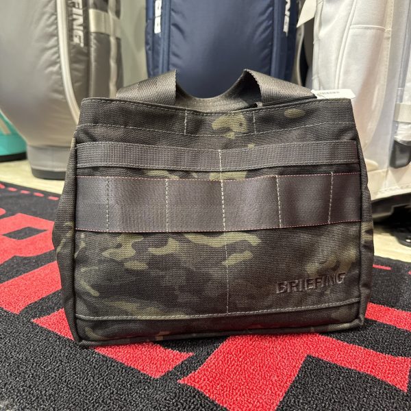 (全新)BRIEFING 黑迷彩戰術收納手提包(小)