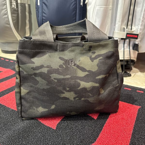(全新)BRIEFING 黑迷彩戰術收納手提包(小)